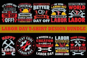 Labor Day T-shirt Design. Labor Day Vector Graphics