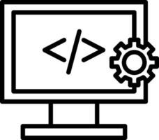 web desarrollo vector icono diseño