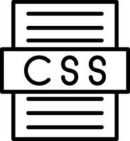 Css file Vector Icon Design