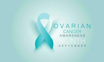 Ovarian Cancer Awareness month. background, banner, card, poster, template. Vector illustration.