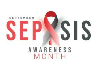 Sepsis awareness month. background, banner, card, poster, template. Vector illustration.