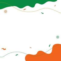 Happy independence day India Template Design good for Website banner and greeting card. vector