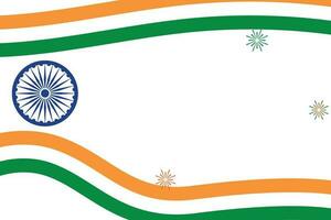 Happy independence day India Template Design good for Website banner and greeting card. vector