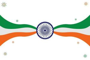 Happy independence day India Template Design good for Website banner and greeting card. vector