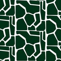 un modelo de resumen cifras en el formar de un mosaico para piedras Roca patrón, blanco verde superficie, estructural patrón, gráfico ladrillo, maestro de la piedra, geométrico caparazón. impresión en textiles y papel vector