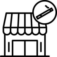 diseño de icono de vector de tienda