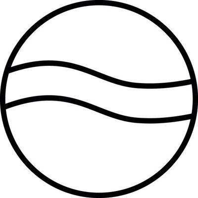Golf ball Vector Icon Design
