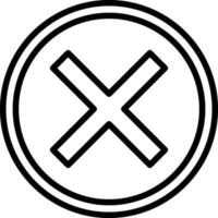 Cross Vector Icon Design