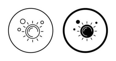 icono de vector de sol