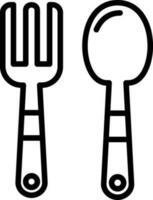 Baby cutlery Vector Icon Design