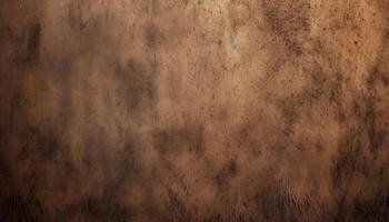 Abstract rusty wall with spotted yellow paint and textured effect generated by AI photo