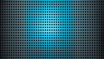 Abstract metallic circle pattern in blue, striped with simplicity generated by AI photo