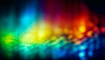 Fantasy explosion ignites brightly lit abstract backdrop with vibrant colors generated by AI photo