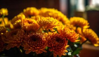 Vibrant multi colored bouquet showcases the beauty of nature organic growth generated by AI photo