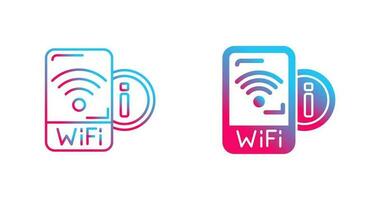 icono de vector de señal wifi