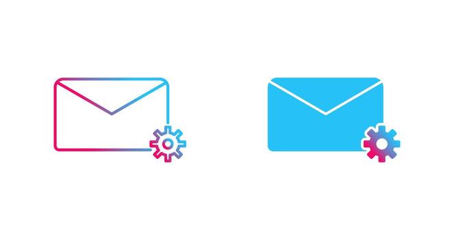 Message Settings Vector Icon