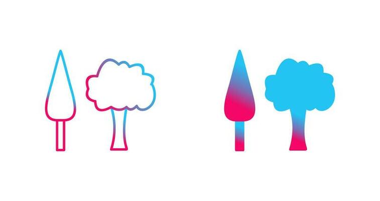 Trees Vector Icon