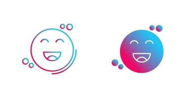 Happiness Vector Icon