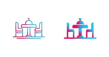 Dinning Table Vector Icon