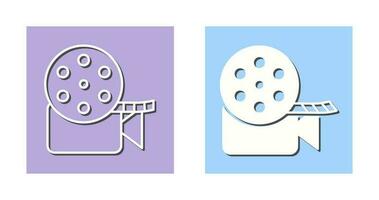 Unique Video Reel Vector Icon