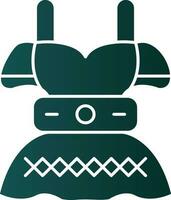 Dirndl Vector Icon Design