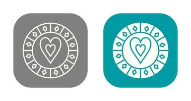 Heart Chip Vector Icon