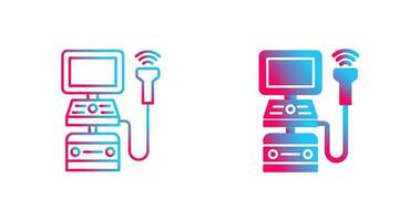 Ultrasound Machine Vector Icon