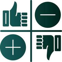 Swot analysis Vector Icon Design