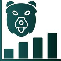 Bear market Vector Icon Design