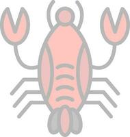 Lobster Vector Icon Design