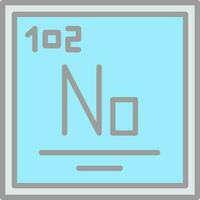 Nobelium Vector Icon Design