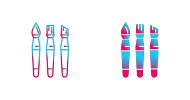 Brushes Vector Icon
