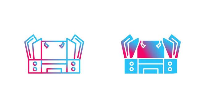 icono de vector de etapa