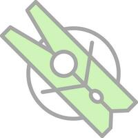 Clothes peg Vector Icon Design