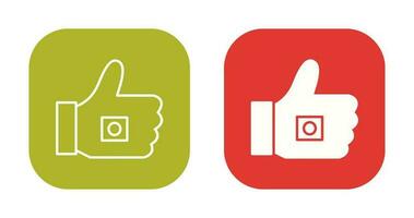 Unique Like Marketing Vector Icon