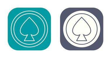 Unique Spade Vector Icon