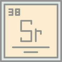 Strontium Vector Icon Design