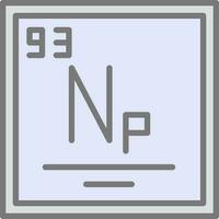 Neptunium Vector Icon Design