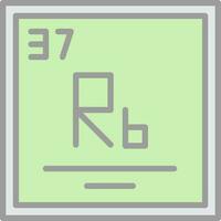 Rubidium Vector Icon Design