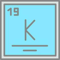 Potassium Vector Icon Design