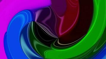 glossy liquid wave background. video