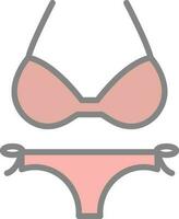 Bikini Vector Icon Design