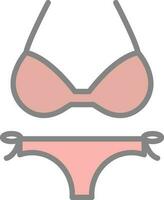 Bikini Vector Icon Design