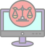 Legal Vector Icon Design