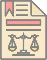 Legal document Vector Icon Design