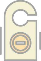 Do not disturb Vector Icon Design