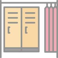 Changing room Vector Icon Design