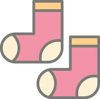 Socks Vector Icon Design