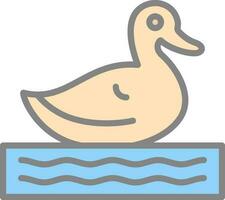 Duck Vector Icon Design