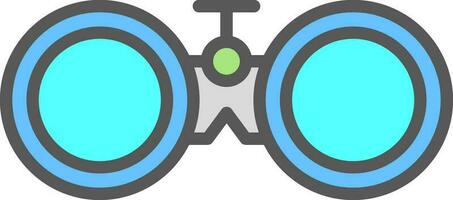 Binoculars Vector Icon Design